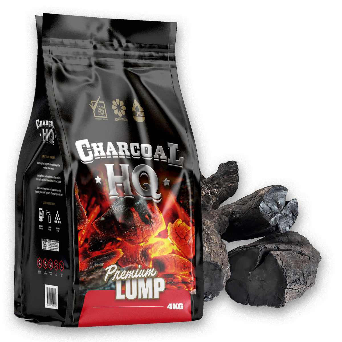 charcoal HQ - premium BBQ  lump