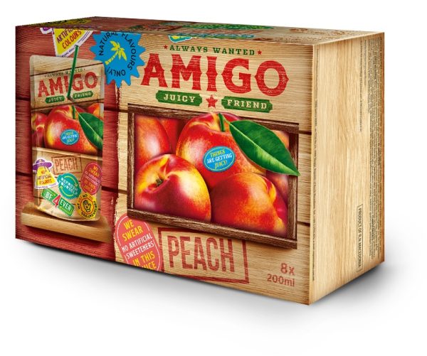 Amigo Peach 5 x 200ml