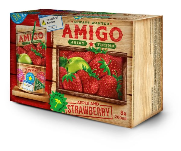 Amigo Strawberry 5 x 200ml