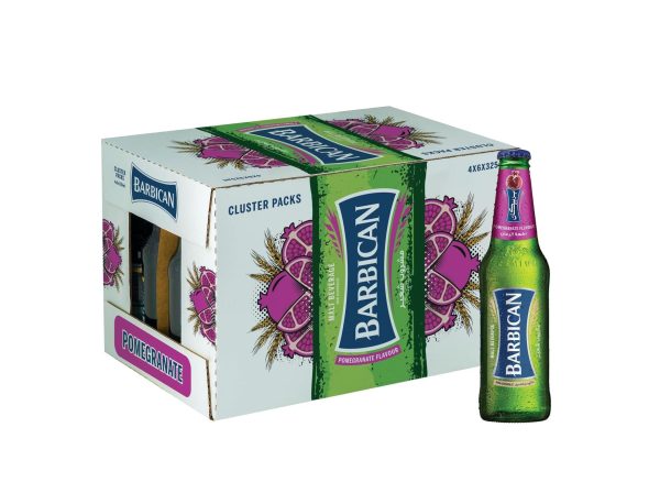 Barbican Pomegranate Non-Alcoholic Malt Drink 24 x 330ml