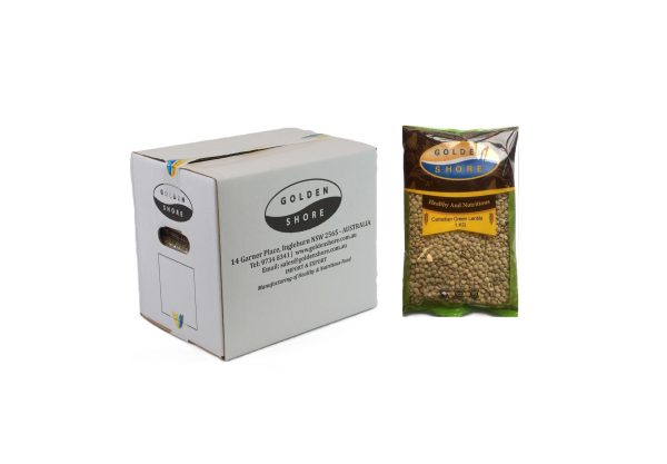 Golden Shore Canadian Green Lentils 12 x 1kg
