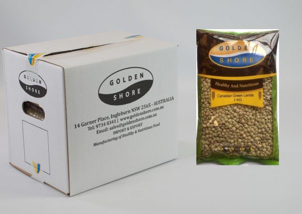 GS Canadian Green Lentils 1KG x 12