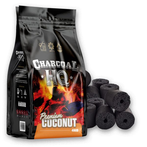 CHARCOAL HQ-Premium Coconut BBQ Charcoal 4kg