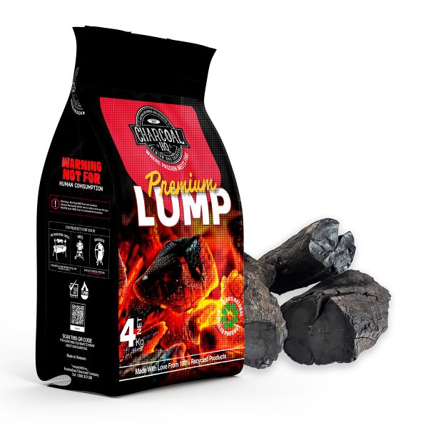 CHARCOAL HQ- Premium BBQ Grade Lump charcoal 3 x 4kg