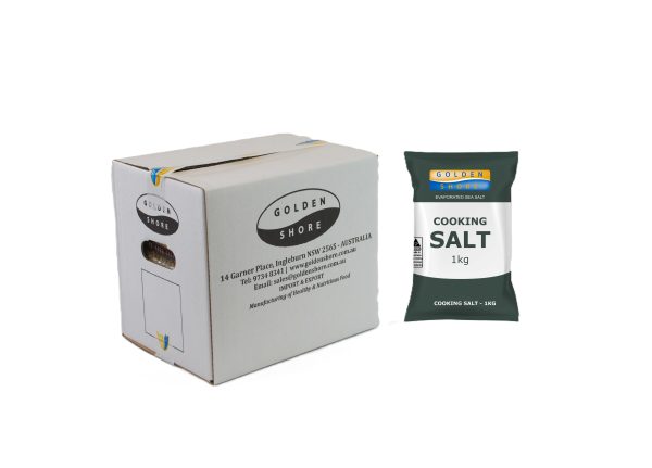 Golden Shore Cooking Salt 14 x 1kg