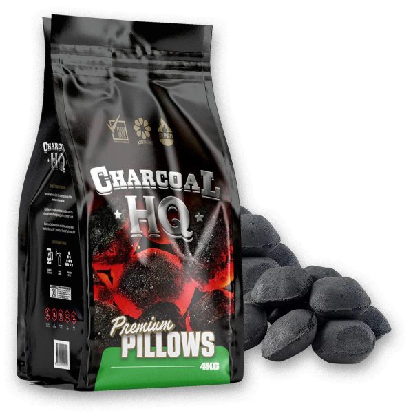 CHARCOAL HQ-Premium Pillow BBQ Charcoal 3 x 4kg