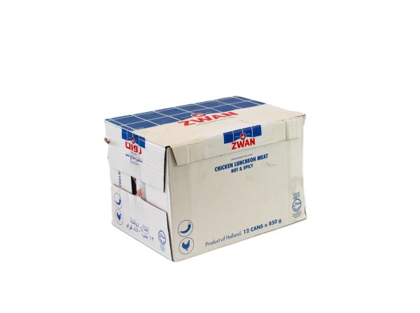 Zwan Hot & Spicy Luncheon Meat 12 x 850g