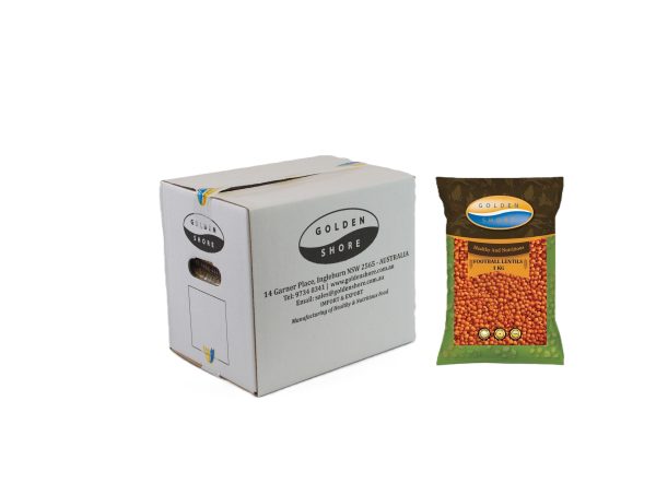 Golden Shore Football Lentils 12 x 1kg