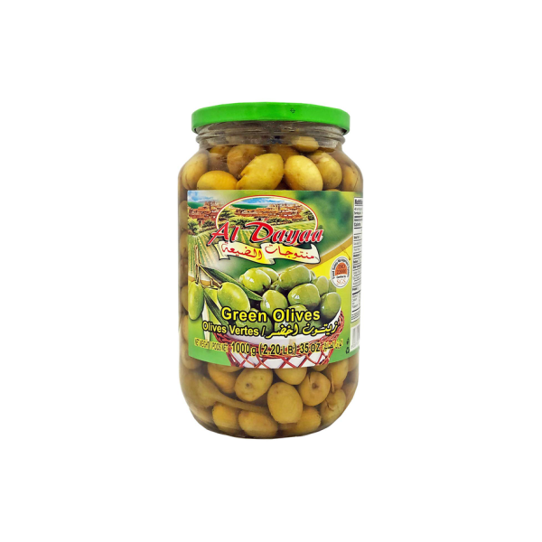 Al Dayaa Green Olives 12 x 1kg