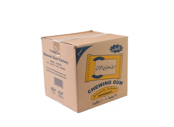 Sharawi Peppermint Chewing Gum 24 x 100pcs