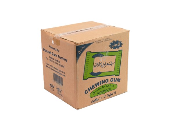 Sharawi Watermelon Chewing Gum 24 x 100pcs
