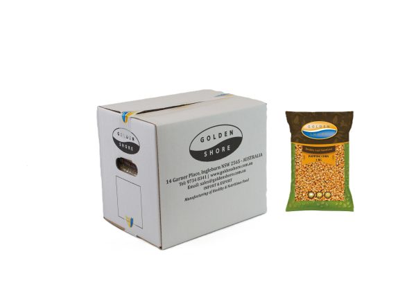 Golden Shore Popcorn Kernels 12 x 1kg