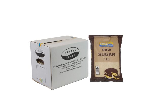 Golden Shore Raw Sugar 12 x 1kg