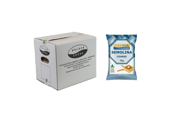 Golden Shore Coarse Semolina 12 x 1kg