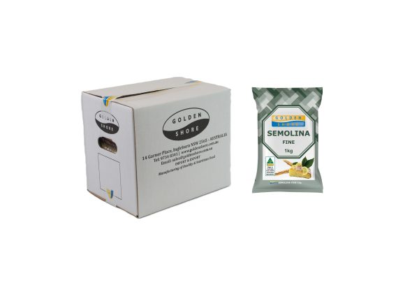 Golden Shore Fine Semolina 12 x 1kg