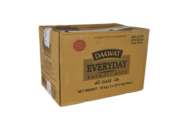 Daawat Everyday Basmati Rice 3 x 5kg