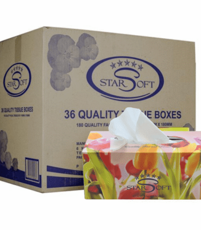SoftStar Tissue 36 roll pack, 2 ply toilet paper with 180 sheets per roll for home, office, commercial, and everyday bathroom use.