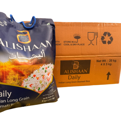 Alishaan Daily Everyday Rice 5kg 4 Pack – Premium Everyday Rice Bulk Pack