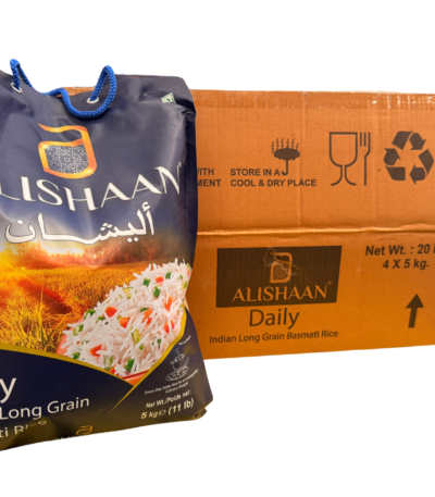 Alishaan Daily Everyday Rice 5kg 4 Pack – Premium Everyday Rice Bulk Pack