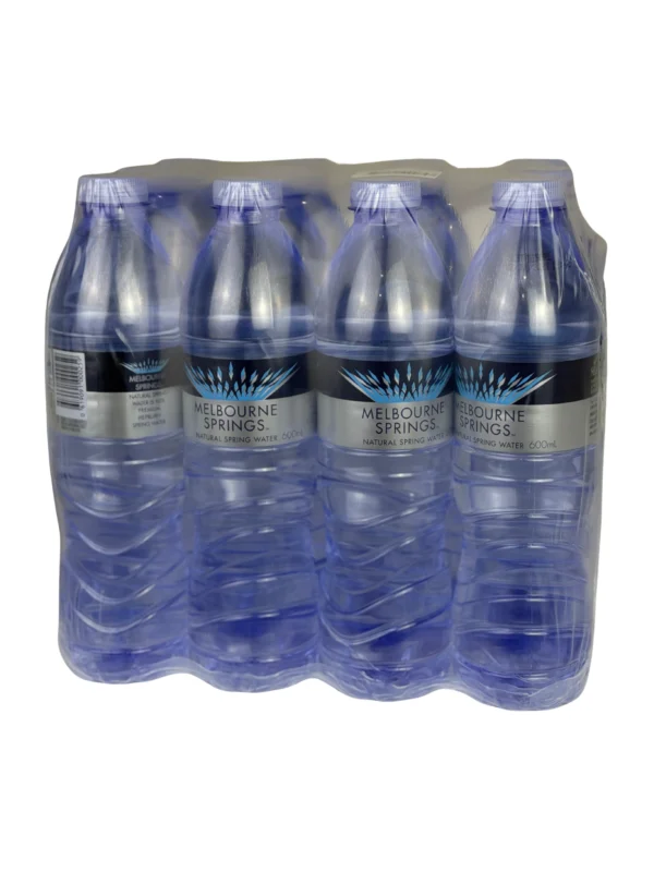 BOX Melbourne Springs Natural Spring Water 12 x 600ml