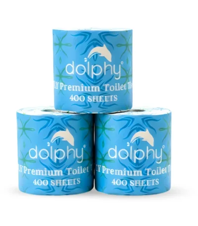 Toilet Paper 2 ply roll 400 sheets Toilet Paper roll close-up 2 ply Case of 48 Toilet Paper rolls 2 ply