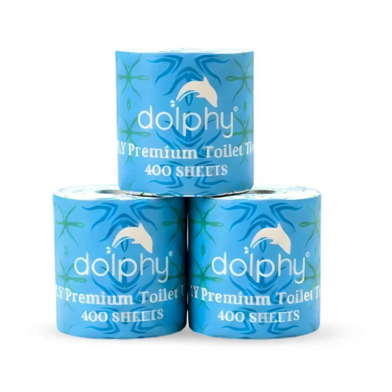 Toilet Paper 2 ply roll 400 sheets Toilet Paper roll close-up 2 ply Case of 48 Toilet Paper rolls 2 ply