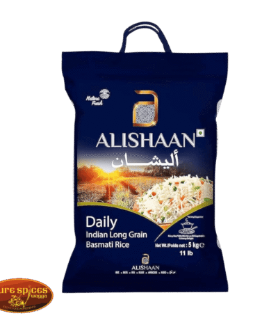 Alishaan Daily Everyday Rice 5kg bag Alishaan Daily Everyday Rice close-up Pack of 4 Alishaan Daily Everyday Rice 5kg bags