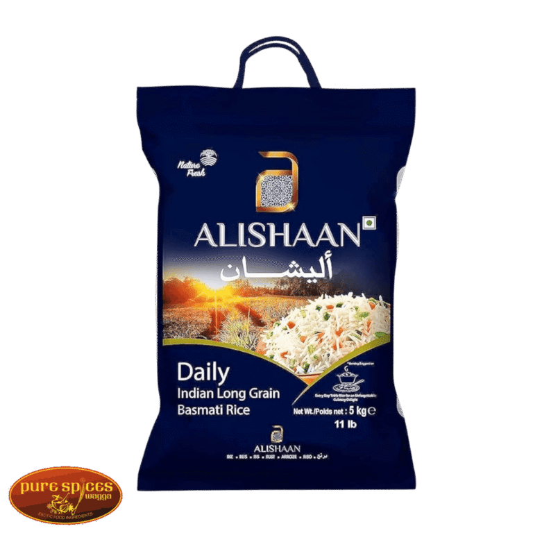Alishaan Daily Everyday Rice 5kg bag Alishaan Daily Everyday Rice close-up Pack of 4 Alishaan Daily Everyday Rice 5kg bags
