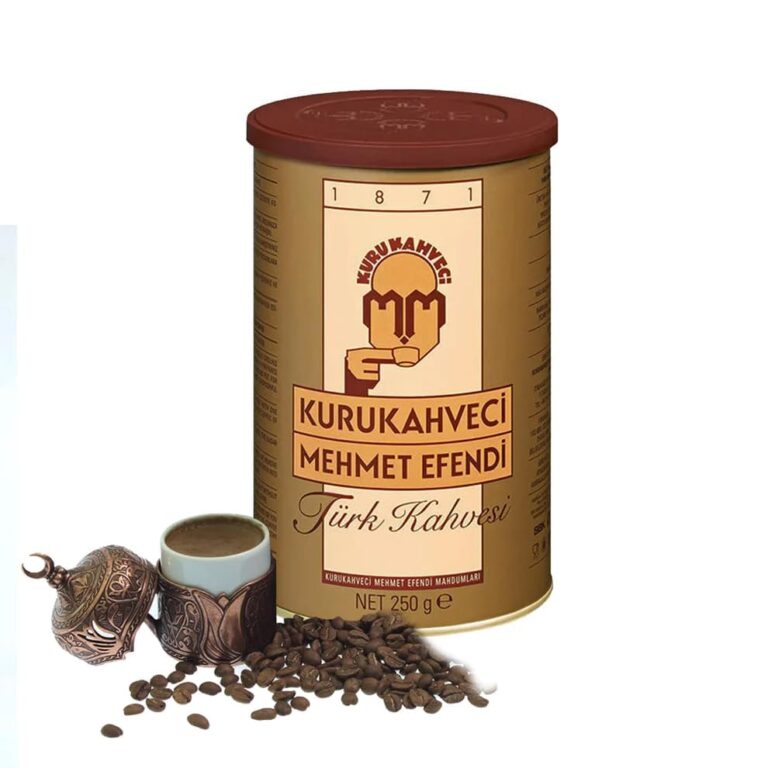 Mehmet Efendi Turkish Coffee 250g bag Mehmet Efendi Turkish Coffee 250g close-up Pack of 6 Mehmet Efendi Turkish Coffee 250g bags