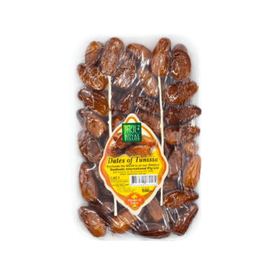 Tunisian Dates 500g bag Tunisian Dates close-up Pack of 12 Tunisian Dates 500g bags