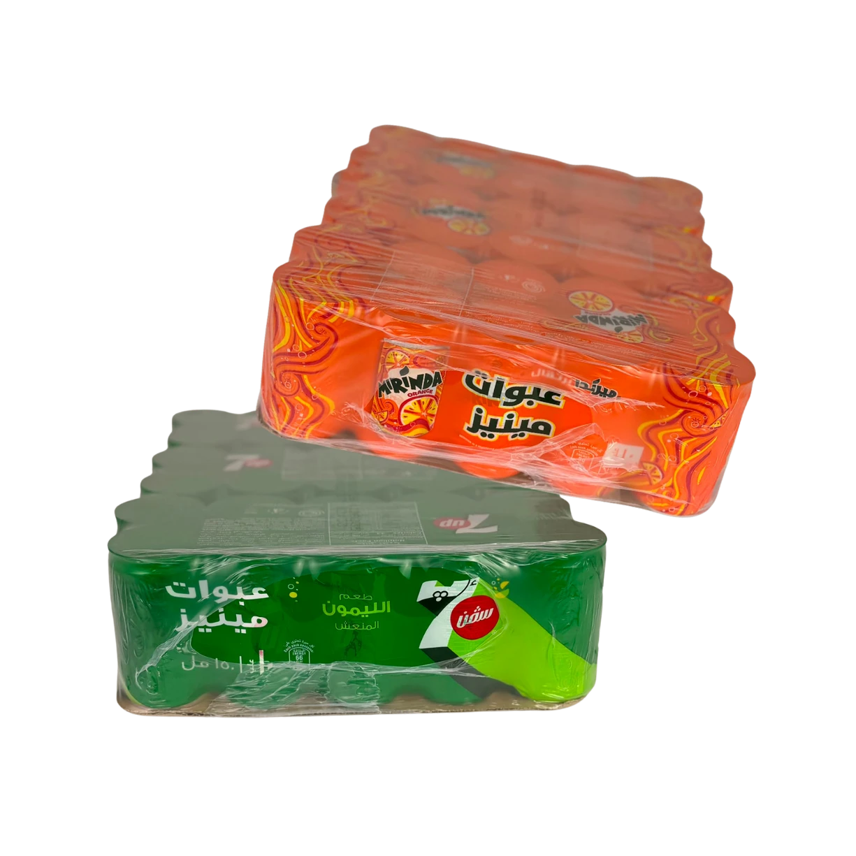 Soft Drink Cans 7up, Miranda , Pepsi 7UP, Miranda & Pepsi Mini Cans 30 x 150ml – Mixed Pack of 3 Boxes - Image 1