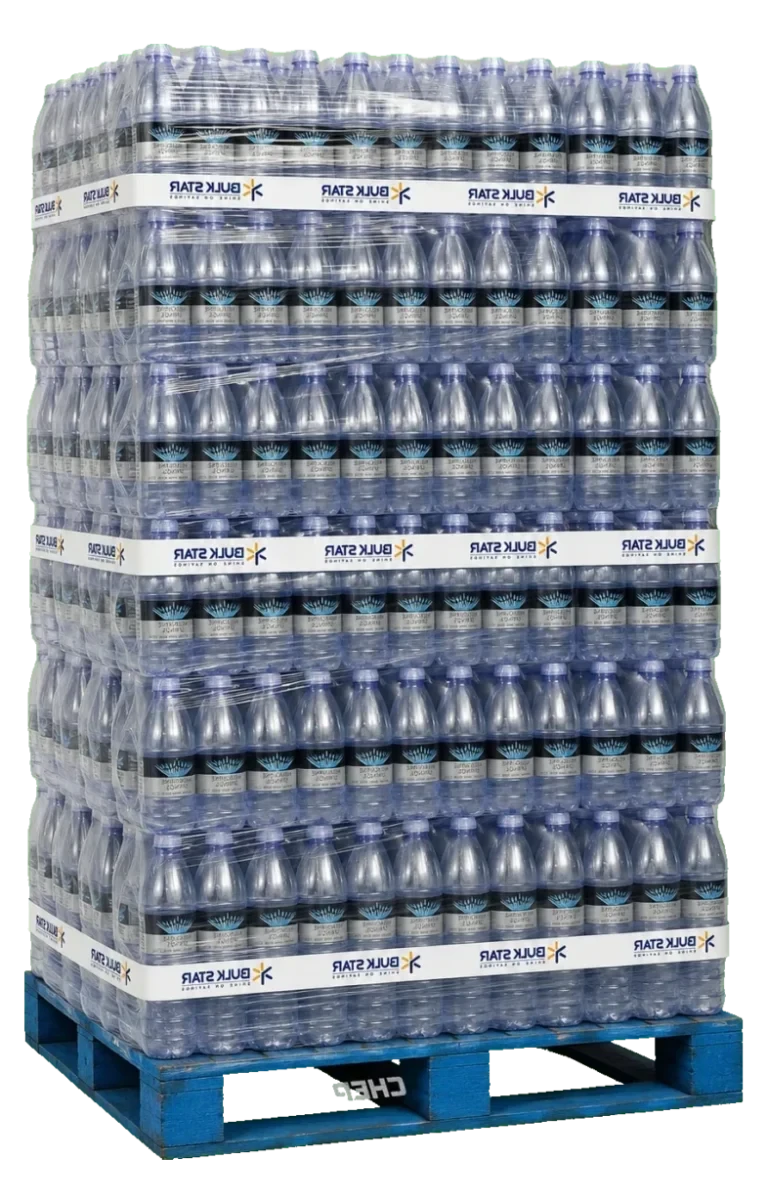 Water 12 x 600ml full pallet with 130 boxes