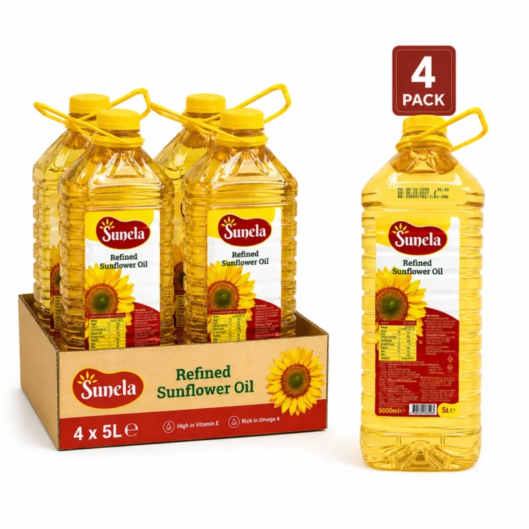 Sunela Sunflower Oil 4x5L wholesale at Bulkstar