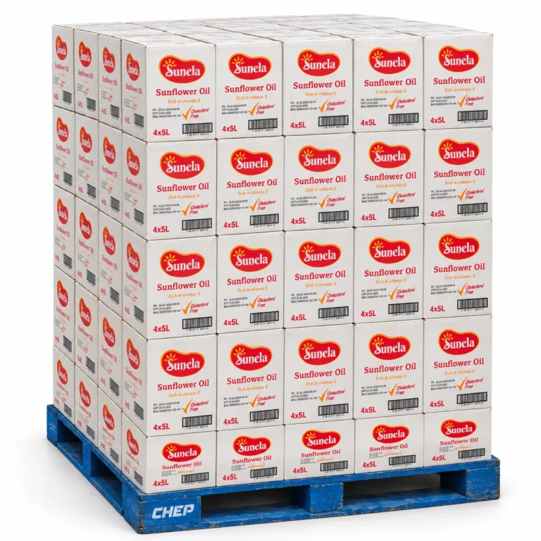 Sunela Sunflower Oil 4x5L 48 carton wholesale pallet
